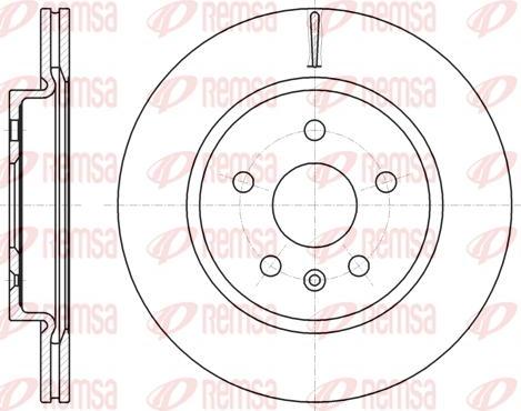 DJ Parts BD2175 - Тормозной диск unicars.by