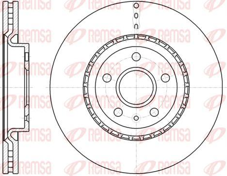 Kawe 61283 10 - Тормозной диск unicars.by