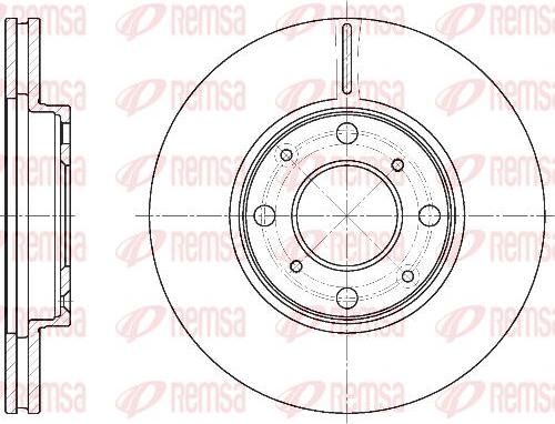 Japanparts J DI-493 - Тормозной диск unicars.by