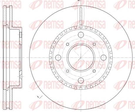 Kawe 6804 10 - Тормозной диск unicars.by