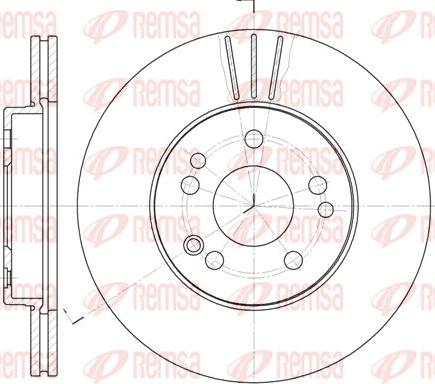 Kawe 6314 10 - Тормозной диск unicars.by