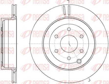 Kawe 62135 10 - Тормозной диск unicars.by