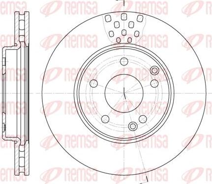 Kawe 6751 10 - Тормозной диск unicars.by