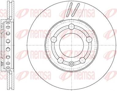 Kawe 6709 10 - Тормозной диск unicars.by