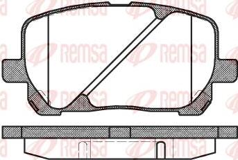 Kawe 0954 00 - Тормозные колодки, дисковые, комплект unicars.by