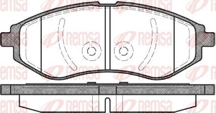 Kawe 0986 00 - Тормозные колодки, дисковые, комплект unicars.by