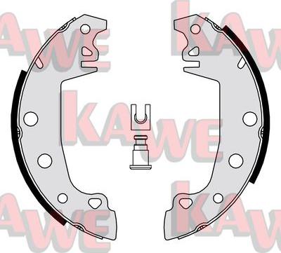 Kawe 05890 - Комплект тормозных колодок, барабанные unicars.by