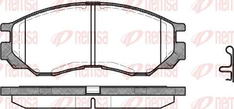 Kawe 0583 00 - Тормозные колодки, дисковые, комплект unicars.by