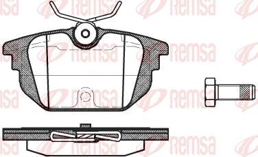 Kawe 0692 00 - Тормозные колодки, дисковые, комплект unicars.by