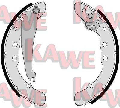 Kawe 06850 - Комплект тормозных колодок, барабанные unicars.by