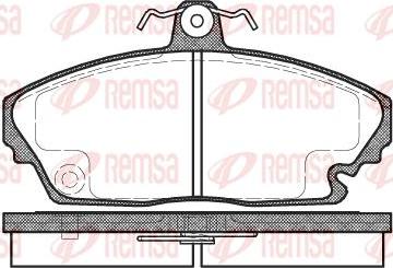 Kawe 0635 00 - Тормозные колодки, дисковые, комплект unicars.by