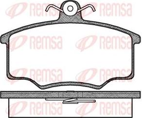 Kawe 0046 00 - Тормозные колодки, дисковые, комплект unicars.by