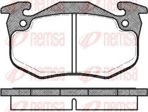 HELLA 530032822 - Тормозные колодки, дисковые, комплект unicars.by