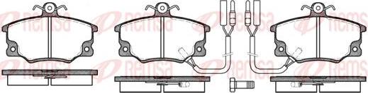 Kawe 0146 22 - Тормозные колодки, дисковые, комплект unicars.by