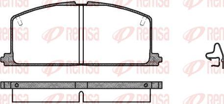 Kawe 0167 04 - Тормозные колодки, дисковые, комплект unicars.by