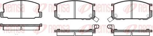 Kawe 0180 02 - Тормозные колодки, дисковые, комплект unicars.by