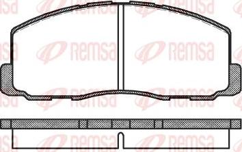 Kawe 0188 00 - Тормозные колодки, дисковые, комплект unicars.by