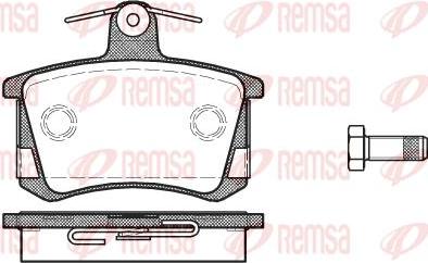 Kawe 0135 40 - Тормозные колодки, дисковые, комплект unicars.by