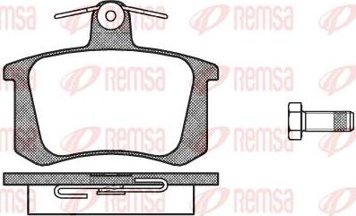 Kawe 0135 20 - Тормозные колодки, дисковые, комплект unicars.by