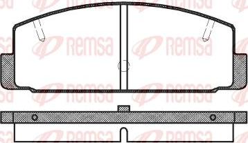 HELLA 8DB 355 034-491 - Тормозные колодки, дисковые, комплект unicars.by