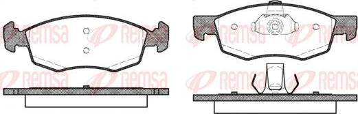 Kawe 0172 30 - Тормозные колодки, дисковые, комплект unicars.by