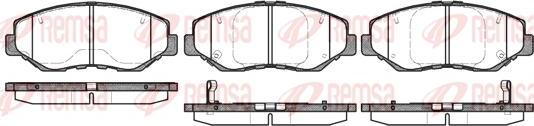 Kawe 0899 00 - Тормозные колодки, дисковые, комплект unicars.by