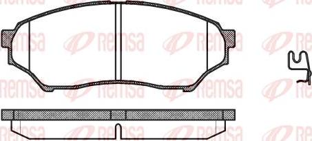 Triscan 1100-0986424713 - Тормозные колодки, дисковые, комплект unicars.by