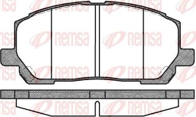 Kawe 0855 00 - Тормозные колодки, дисковые, комплект unicars.by