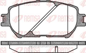 AISIN SN687 - Тормозные колодки, дисковые, комплект unicars.by