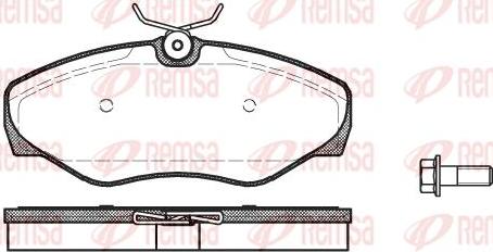 Kawe 0834 00 - Тормозные колодки, дисковые, комплект unicars.by