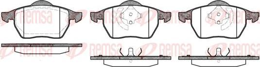 Kawe 0390 20 - Тормозные колодки, дисковые, комплект unicars.by