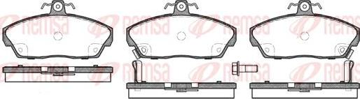 Kawe 0337 02 - Тормозные колодки, дисковые, комплект unicars.by