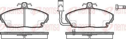 Kawe 0250 01 - Тормозные колодки, дисковые, комплект unicars.by