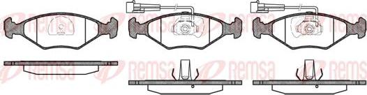 Kawe 0281 32 - Тормозные колодки, дисковые, комплект unicars.by