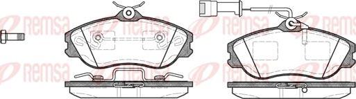 Kawe 0276 22 - Тормозные колодки, дисковые, комплект unicars.by