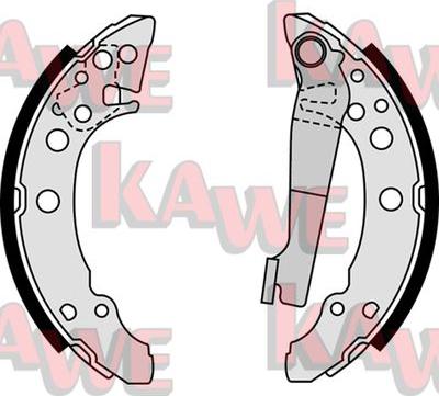 Kawe 07940 - Комплект тормозных колодок, барабанные unicars.by