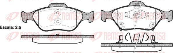 Kawe 0766 12 - Тормозные колодки, дисковые, комплект unicars.by