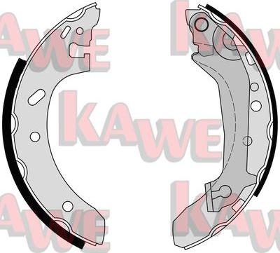 Kawe 07155 - Комплект тормозных колодок, барабанные unicars.by