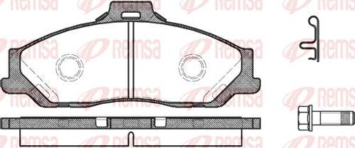 Kawe 0730 01 - Тормозные колодки, дисковые, комплект unicars.by