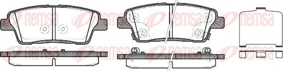 Kawe 1458 02 - Тормозные колодки, дисковые, комплект unicars.by