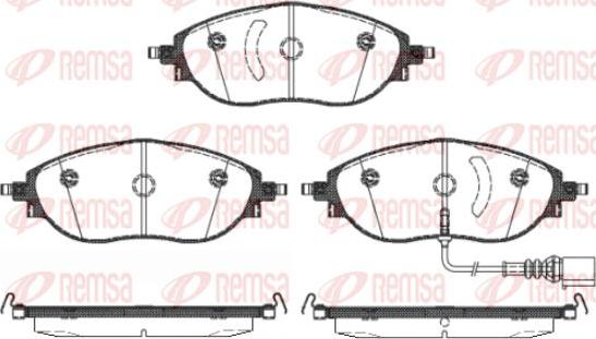 Kawe 1470 01 - Тормозные колодки, дисковые, комплект unicars.by