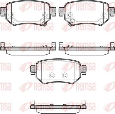 Kawe 1682 02 - Тормозные колодки, дисковые, комплект unicars.by