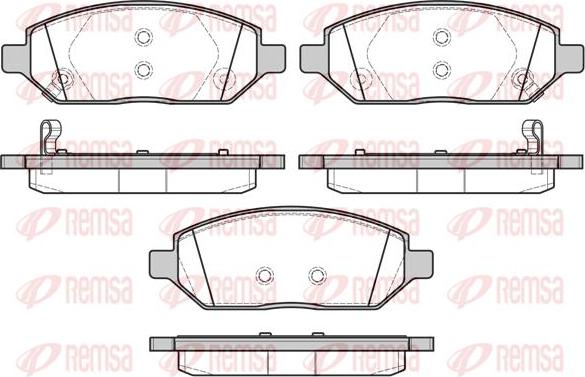 Kawe 1674 02 - Тормозные колодки, дисковые, комплект unicars.by