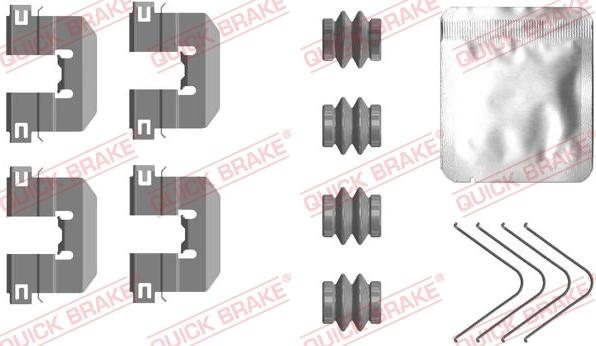 Kawe 109-0117 - Комплектующие для колодок дискового тормоза unicars.by