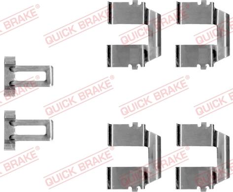 Kawe 109-1233 - Комплектующие для колодок дискового тормоза unicars.by