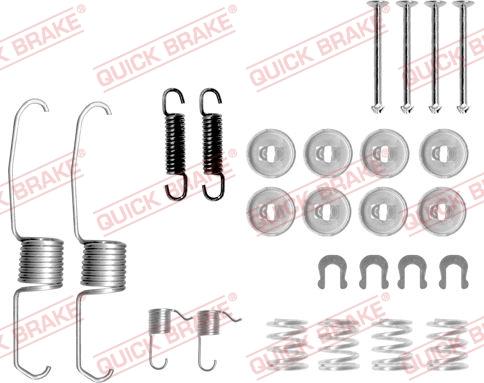 Kawe 105-0637 - Комплектующие, барабанный тормозной механизм unicars.by