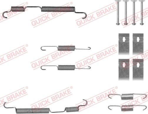 Kawe 105-0050 - Комплектующие, барабанный тормозной механизм unicars.by