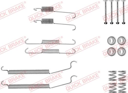 Kawe 105-0039 - Комплектующие, барабанный тормозной механизм unicars.by