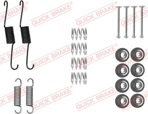 Kawe 105-0031 - Комплектующие, барабанный тормозной механизм unicars.by