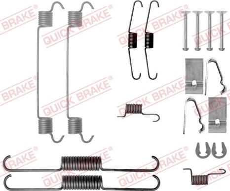 Kawe 105-0038 - Комплектующие, барабанный тормозной механизм unicars.by